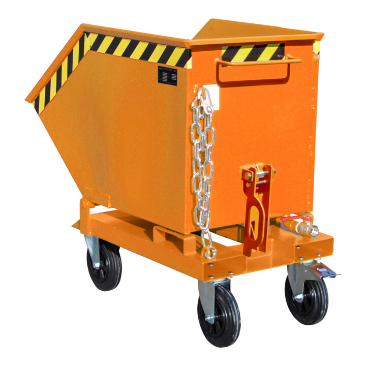 Bauer Südlohn Benne basculante à copeaux SKK 250, laquée, orange jaune