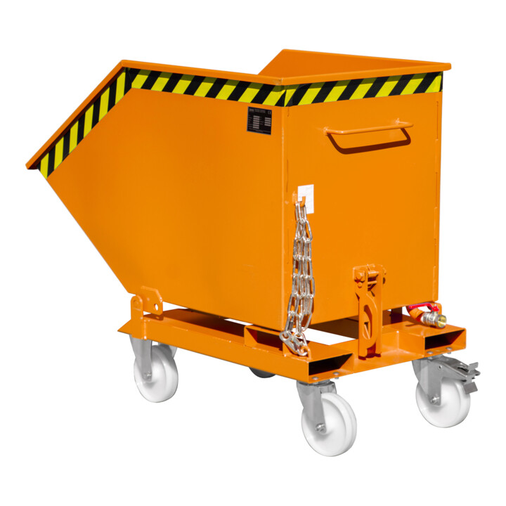 Bauer Südlohn Benne basculante à copeaux SKK 400, laquée, orange jaune