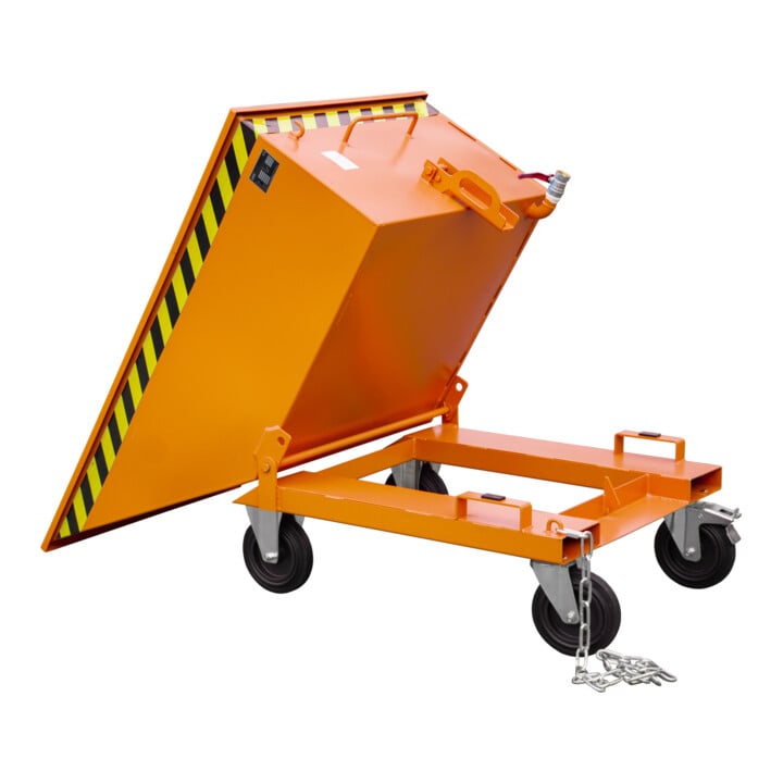 Bauer Südlohn Benne basculante à copeaux SKN 400, laquée, orange jaune