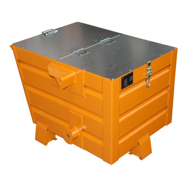 Bauer Südlohn Benne basculante empilable BSK 30, laquée, orange jaune