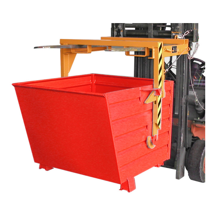Bauer Südlohn Benne basculante empilable BSK 90, laquée, rouge feu