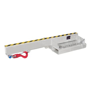 Bauer Südlohn Bras de levage LA 1600-5,0, galvanisé à chaud