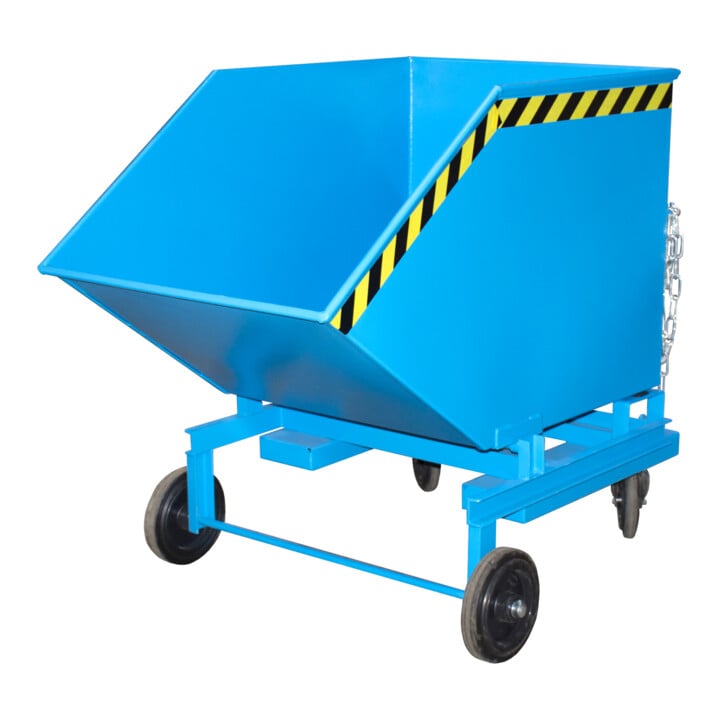 Bauer Südlohn Caisson à copeaux SKW-ET 600, peint, bleu clair