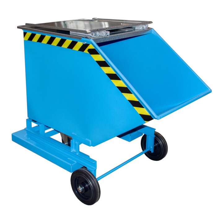 Bauer Südlohn Camion caisse KW-ET 400, peint, bleu clair