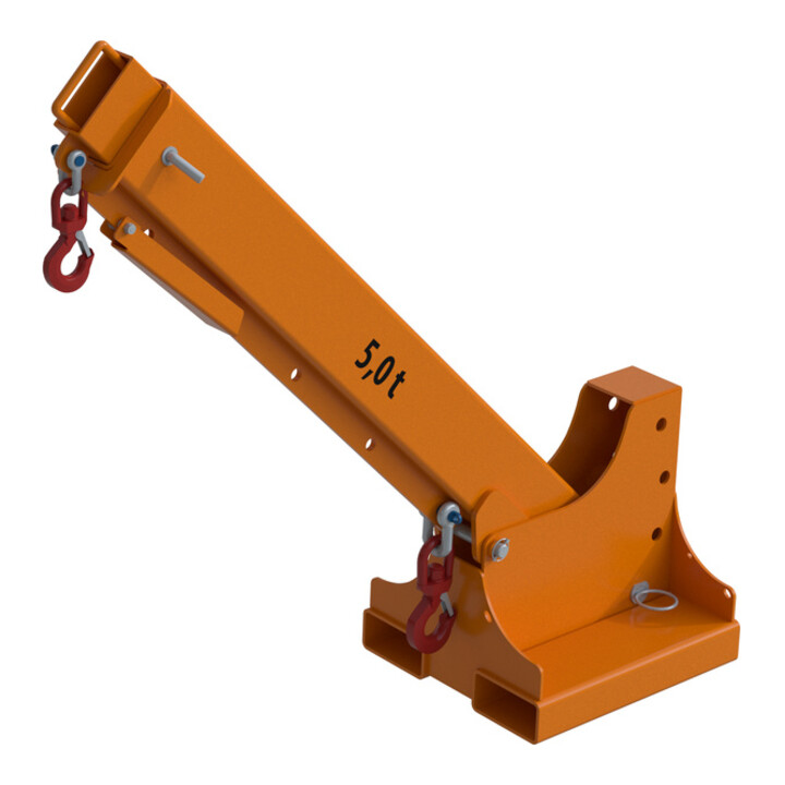 Bauer Südlohn Chargeur télescopique KTH 5,0, peint, orange jaune