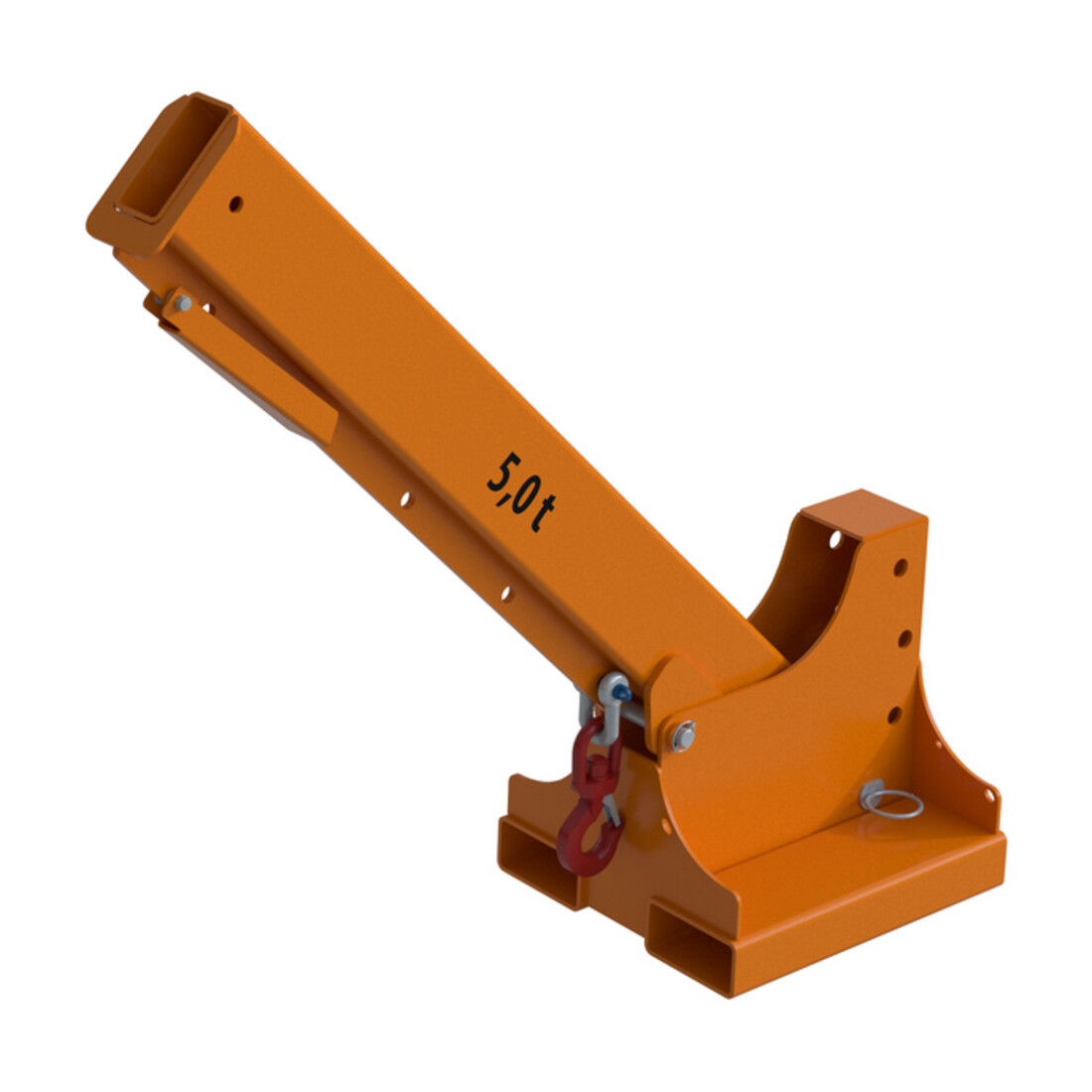 Bauer Südlohn Chargeur télescopique KTH-K 5,0, peint, orange jaune