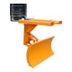 Bauer Südlohn Charrue à neige SCH-P-S 150, peint, orange jaune-1
