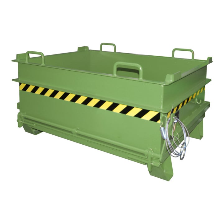 Bauer Südlohn Container à matériaux de construction BC 500, peint, vert réséda