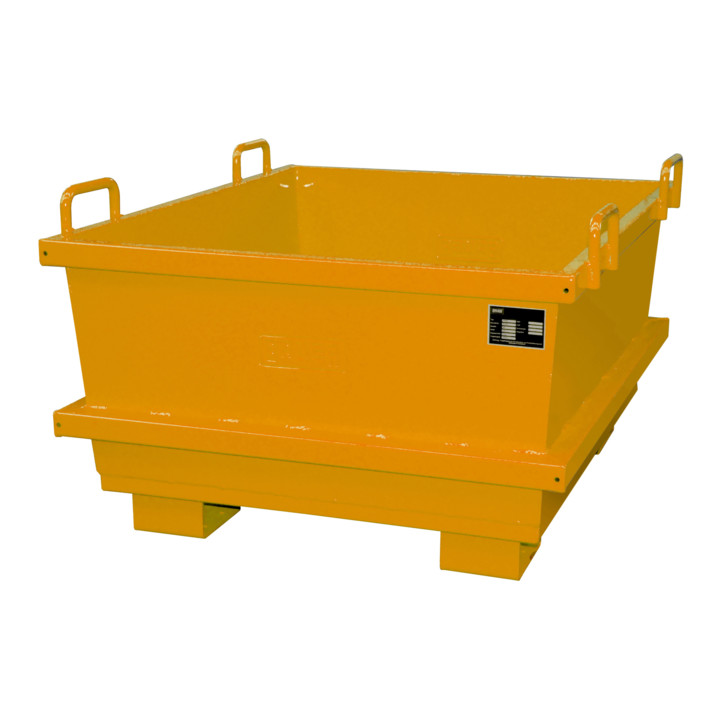 Bauer Südlohn Container universel UC 500, peint, orange jaune