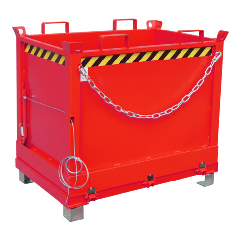 Bauer Südlohn Bac pliant FB 750, peint, rouge feu