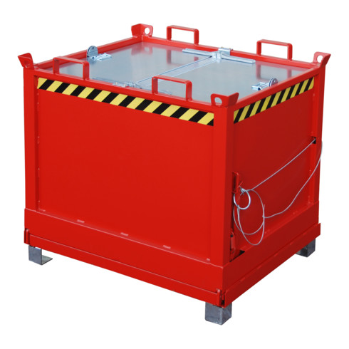 Bauer Südlohn Bac pliant FB 750, peint, rouge feu