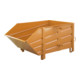Bauer Südlohn Conteneur à matériaux BBP 100, peint, orange jaune
