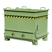 Bauer Südlohn conteneur de matériaux de construction BC 1000 (déverrouillage de la pince à pierre), peint, gris souris