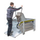 Bauer Südlohn Conteneur à matériaux de construction BBK 100, galvanisé à chaud