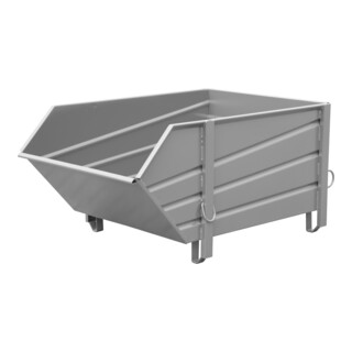 Bauer Südlohn conteneur de matériaux de construction BBP 100, vernis, gris souris
