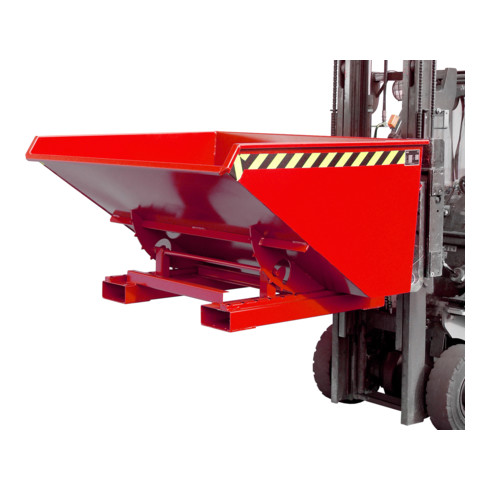 Bauer Südlohn Bac basculant EXPO 900, peint, rouge feu