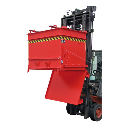 Bauer Südlohn conteneur de matériaux de construction BC 1000 (déverrouillage de la pince à pierre), peint, gris souris