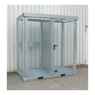 Bauer Südlohn Conteneur pour bouteilles de gaz GFC-E/G M2, galvanisé à chaud