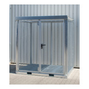 Bauer Südlohn Conteneur pour bouteilles de gaz GFC-E/G M2, galvanisé à chaud