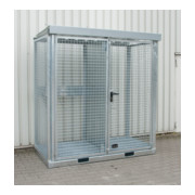 Bauer Südlohn Conteneur pour bouteilles de gaz GFC-E/G M2, galvanisé à chaud-3
