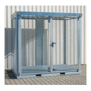 Bauer Südlohn Conteneur pour bouteilles de gaz GFC-E/G M3, galvanisé à chaud