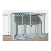 Bauer Südlohn Conteneur pour bouteilles de gaz GFC-E/G M4, galvanisé à chaud