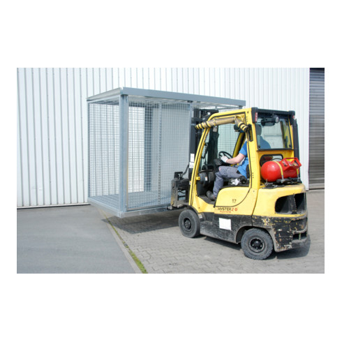 Bauer Südlohn Conteneur pour bouteilles de gaz GFC-E/G M4, galvanisé à chaud