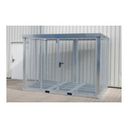 Bauer Südlohn Conteneur pour bouteilles de gaz GFC-E/G M5, galvanisé à chaud