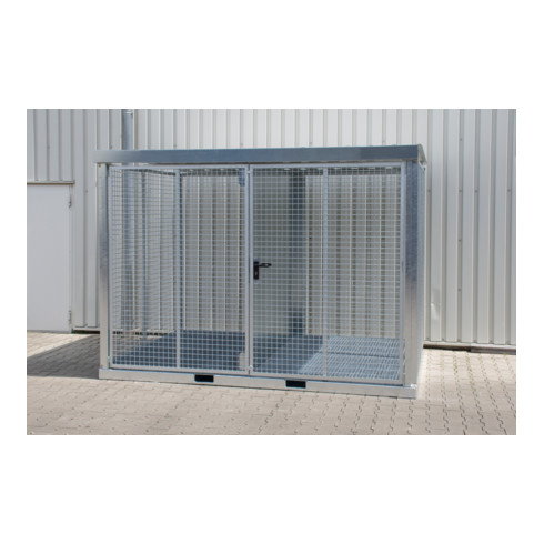 Bauer Südlohn Conteneur pour bouteilles de gaz GFC-E/G M5, galvanisé à chaud