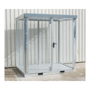 Bauer Südlohn Conteneur pour bouteilles de gaz GFC-E/T M2, galvanisé à chaud