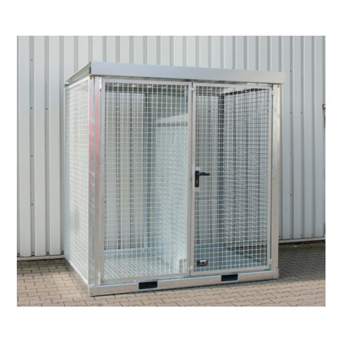 Bauer Südlohn Conteneur pour bouteilles de gaz GFC-E/T M2, galvanisé à chaud