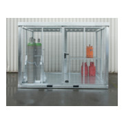 Bauer Südlohn Conteneur pour bouteilles de gaz GFC-E/T M5, galvanisé à chaud