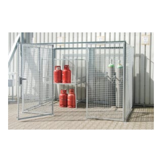 Bauer Südlohn Conteneur pour bouteilles de gaz GFC-M5, galvanisé à chaud