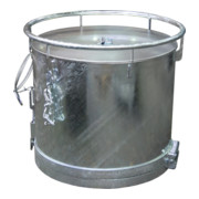 Bauer Südlohn Conteneur rond RB 300, galvanisé à chaud-3