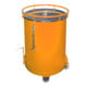 Bauer Südlohn Conteneur rond RB 450, peint, orange jaune