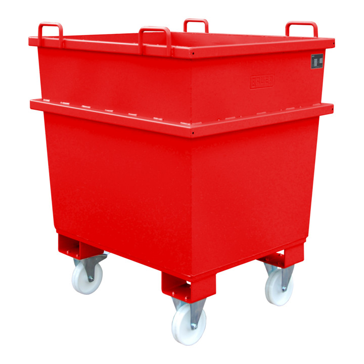 Bauer Südlohn Conteneur universel UC 1000, peint, rouge feu