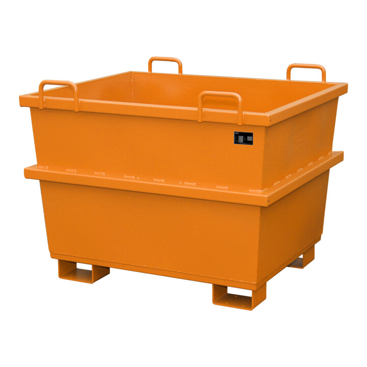Bauer Südlohn Conteneur universel UC 750, peint, orange jaune