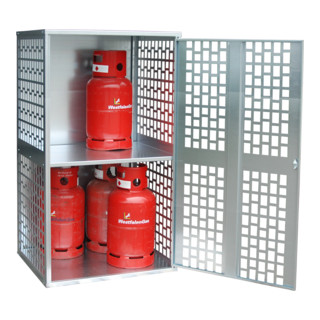 Bauer Südlohn Dépôt de bouteilles de gaz GFD-L 1, galvanisé
