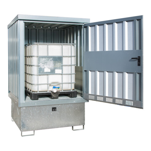 Bauer Südlohn Dépôt de produits dangereux GD-E/IBC, galvanisé