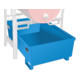 Bauer Südlohn Étagère à fûts FRA-1, laquée, bleu clair
