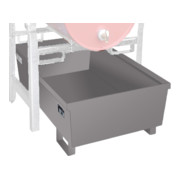 Étagère à barils Bauer Südlohn FRA-1, laquée, gris souris