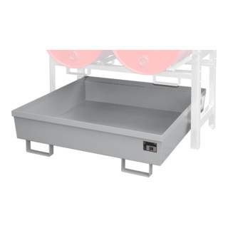 Étagère à barils Bauer Südlohn FRA-2, laquée, gris souris