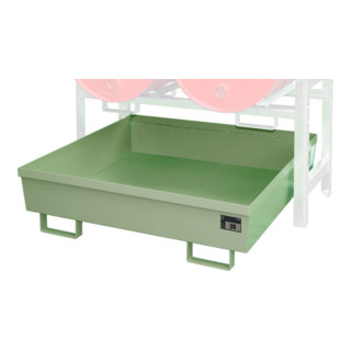 Étagère à barils Bauer Südlohn FRA-2, laquée, gris souris