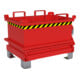 Bauer Südlohn Mini-bac à fond rabattable MSB 150, laqué, rouge feu