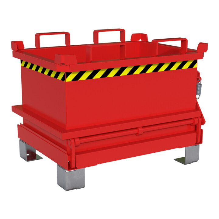 Bauer Südlohn Mini-bac à fond rabattable MSB 150, laqué, rouge feu