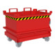 Bauer Südlohn Mini-bac à fond rabattable MSB 150, laqué, rouge feu-2