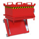 Bauer Südlohn Mini-bac à fond rabattable MSB 150, laqué, rouge feu