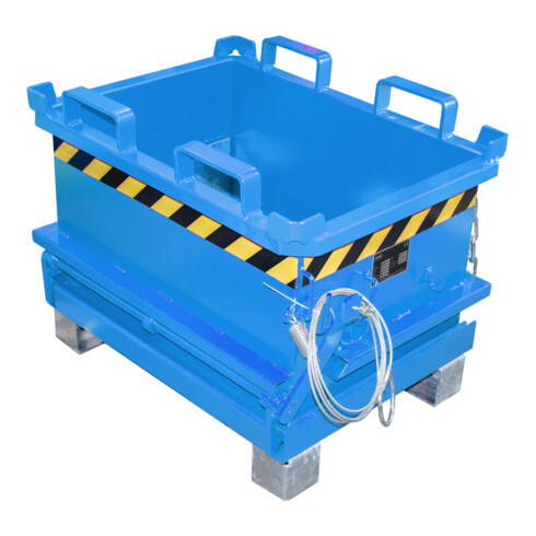 Bauer Südlohn Mini bac pliable MSB 150, laqué, bleu clair