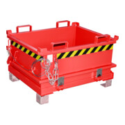 Bauer Südlohn Mini-bac pliable MSB 250, peint, rouge feu-2