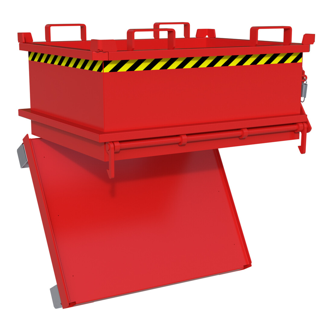 Bauer Südlohn Mini-bac pliable MSB 250, peint, rouge feu